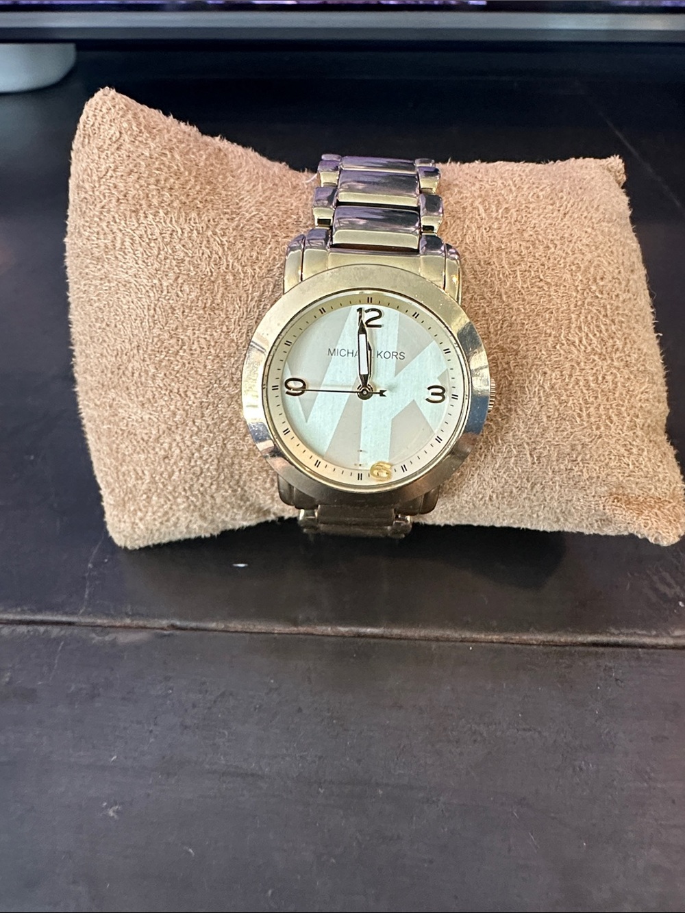 Michael Kors Two-Tone Gold and Silver Women's Watch with Champagne Dial - Picture 2 of 3